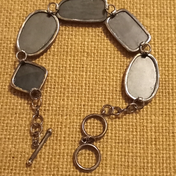 Coldwater creek abalone organic shell bracelet - Picture 6 of 8